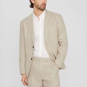 Summer Linen Blazer - New With Tags - NEVER WORN - Khaki
